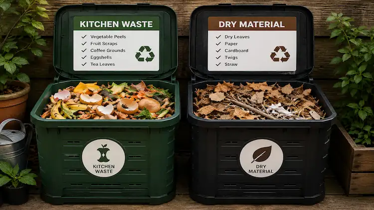 what to put in your garden compost bin