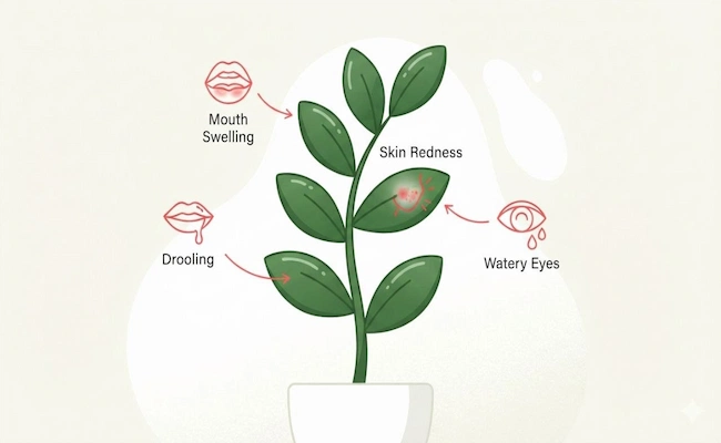 are zz plant toxic to babies