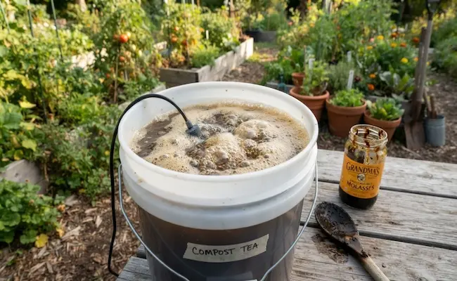 The Complete Guide to Brewing Compost Tea With Molasses 1 how to make compost tea with molasses