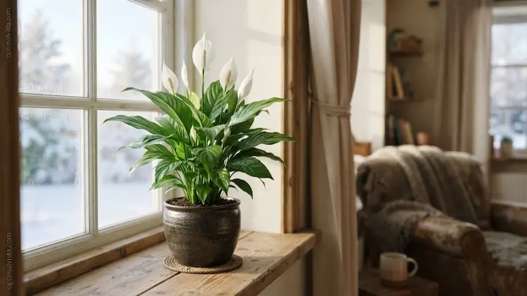 peace lily winter care