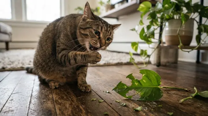 Pothos and Cats: What the Plant Does and How to Handle It 3 pothos poisoning in cats