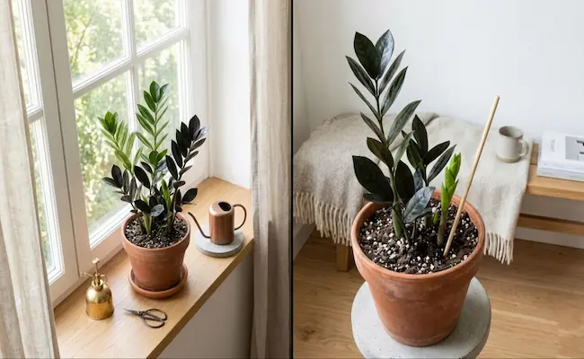 Raven ZZ Plant Guide: 7 Tips for Jet-Black Leaves 3 raven zz plant care