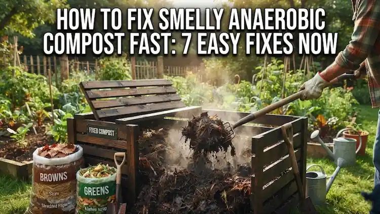 how to fix smelly anaerobic compost