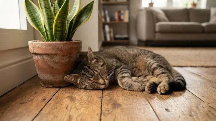are snake plants toxic to cats