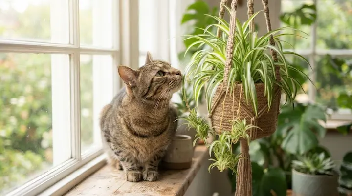 are spider plants toxic to cats