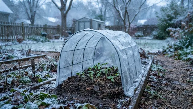 Caring for sunflowers in cold weather