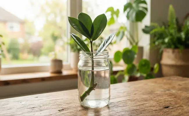 ZZ Plant Water Propagation: Leaf & Stem Method Guide 2 how to propagate zz plant in water
