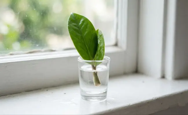 ZZ Plant Water Propagation: Leaf & Stem Method Guide 3 zz plant water propagation