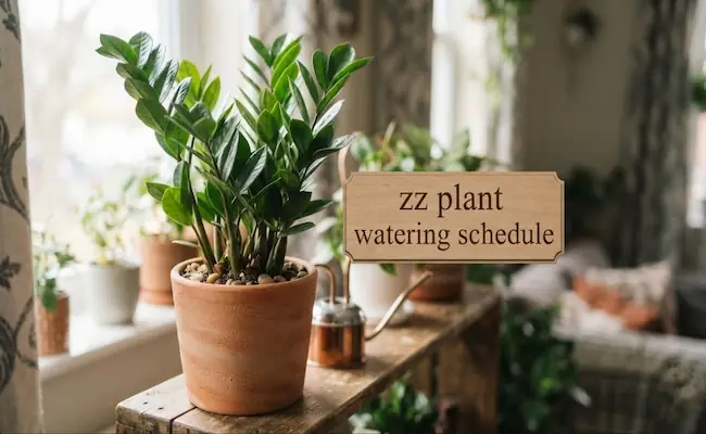zz plant watering schedule