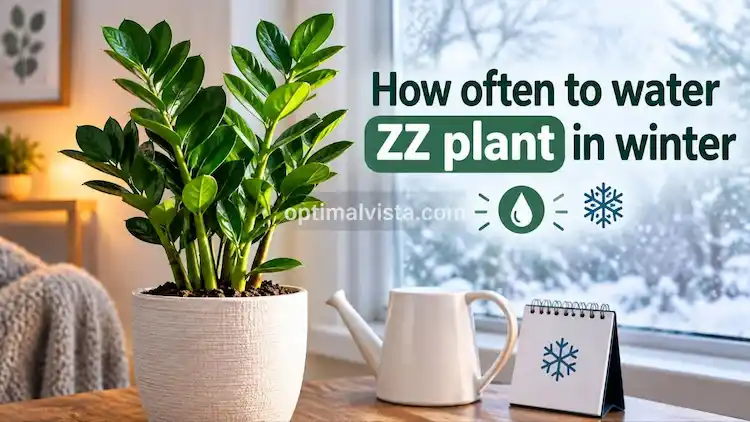 how often to water zz plant in winter