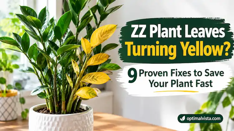why is my zz plant leaves turning yellow