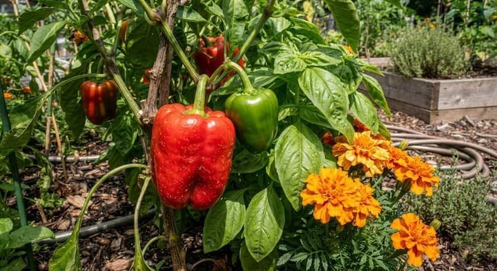 bell pepper companion plants