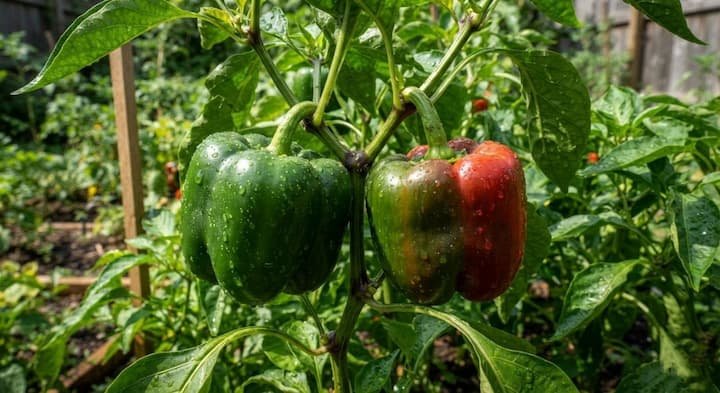 why are my bell peppers not turning red