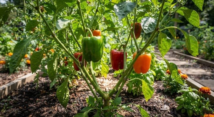 topping pepper plants