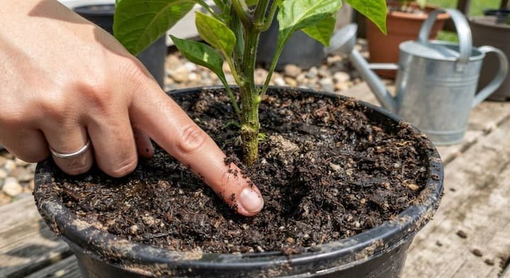 How to Grow Jalapenos in Pots: 6 Tips for Big Harvests 5 jalapeno plant in a pot