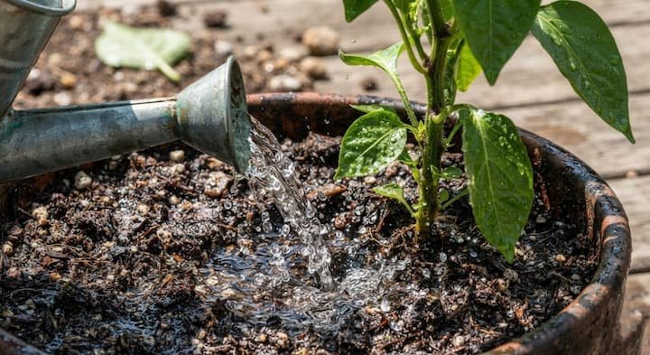 growing bell peppers in pots