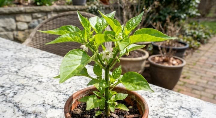overwintering peppers indoors