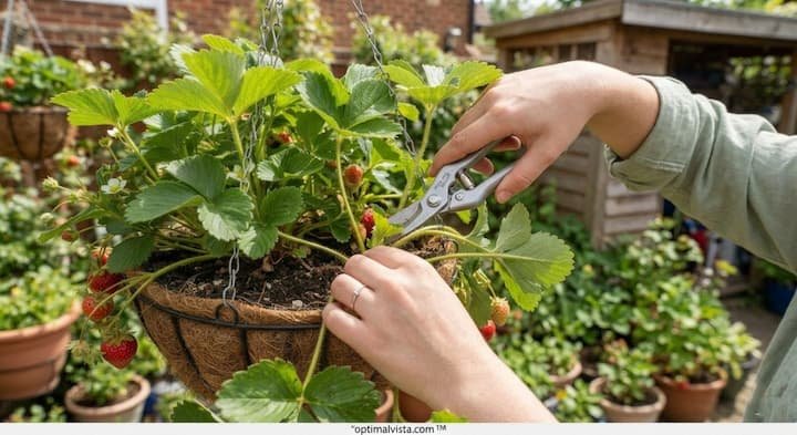 Growing Strawberries in Hanging Baskets: Beginner's Guide 5 strawberry hanging baskets