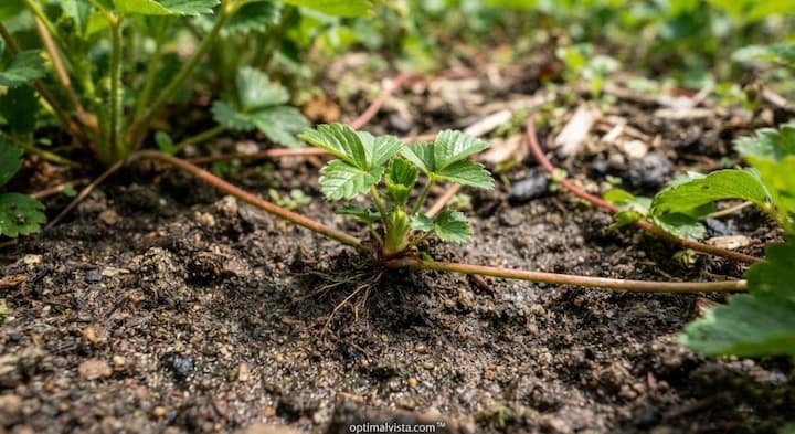 How to Plant Strawberries in Spring: Steps, Soil and Care 5 planting strawberry crowns