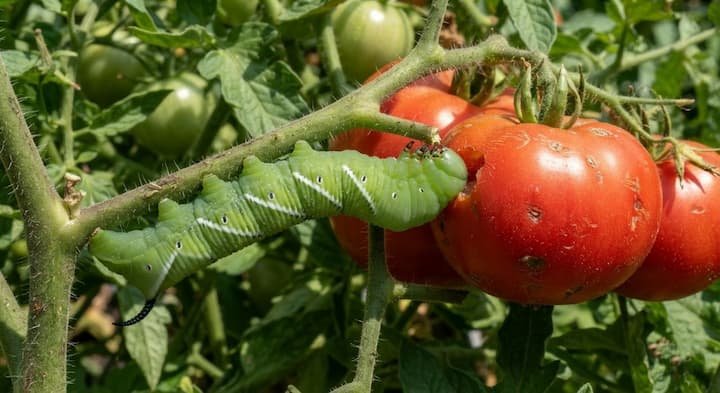 how to get rid of tomato hornworms