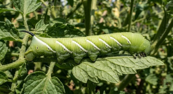 how to get rid of tomato hornworms