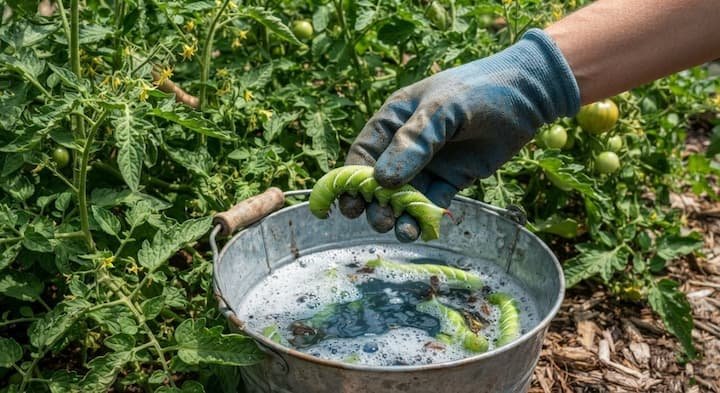 tomato hornworm control
