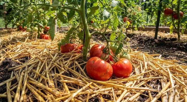 best mulch for tomatoes