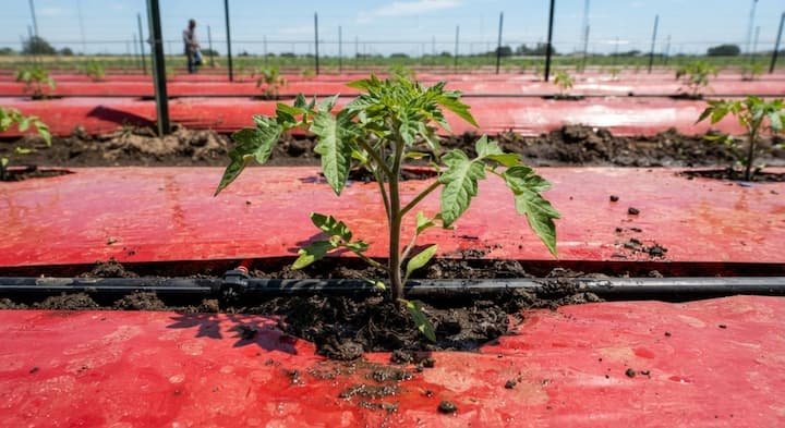 organic mulch for tomatoes
