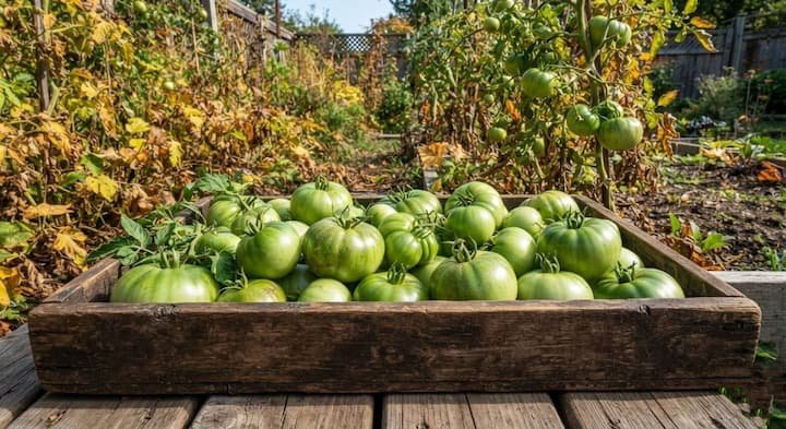 when to pick green tomatoes