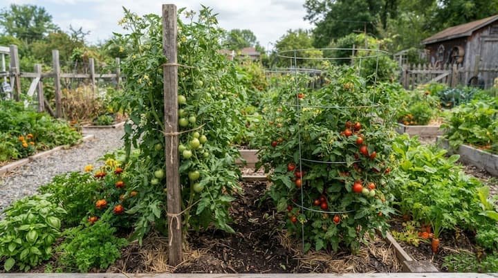 how to build a tomato trellis