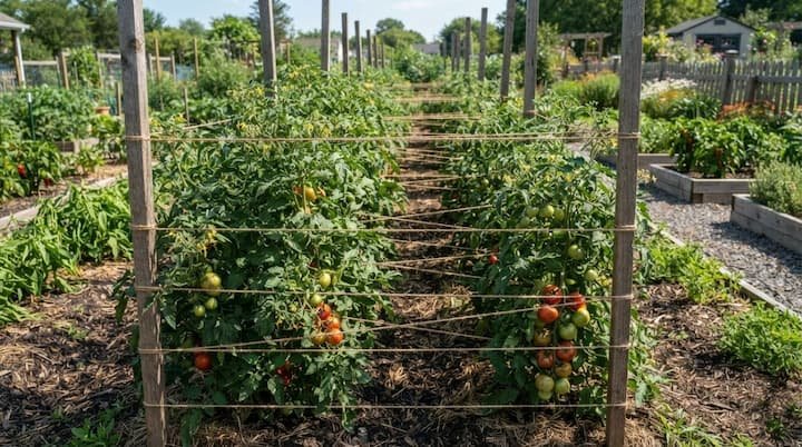 how to build a tomato trellis